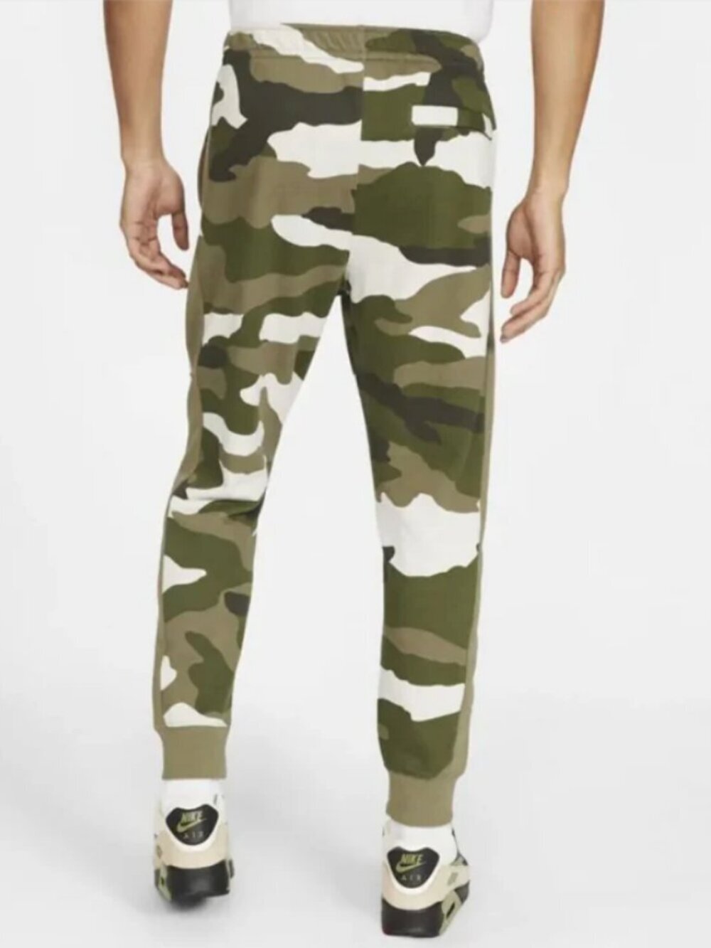 Nike NSW Camo Club Pullover Hoodie Full Zip & Joggers/Pants Set - CJ4539-222 - Picture 5 of 9